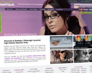 eyetique web design and web mail by ocreations in pittsburgh