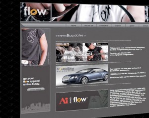 flow apparel web design and web mail by ocreations in pittsburgh