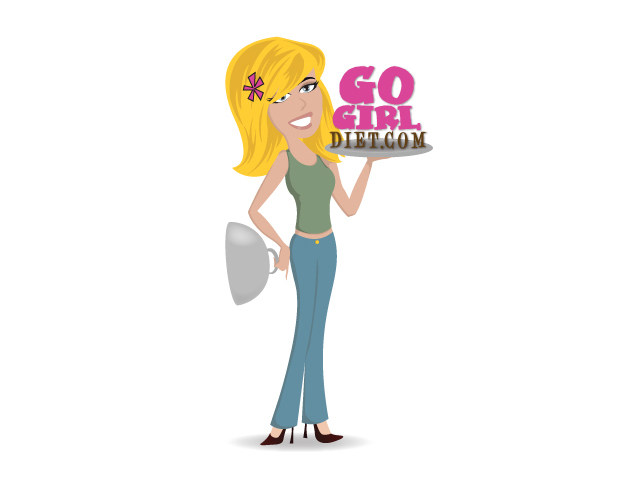 go girl diet branding and logo design by ocreations in pittsburgh