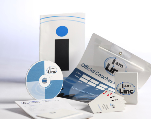 i am linc promotional branding package design by ocreations in pittsburgh