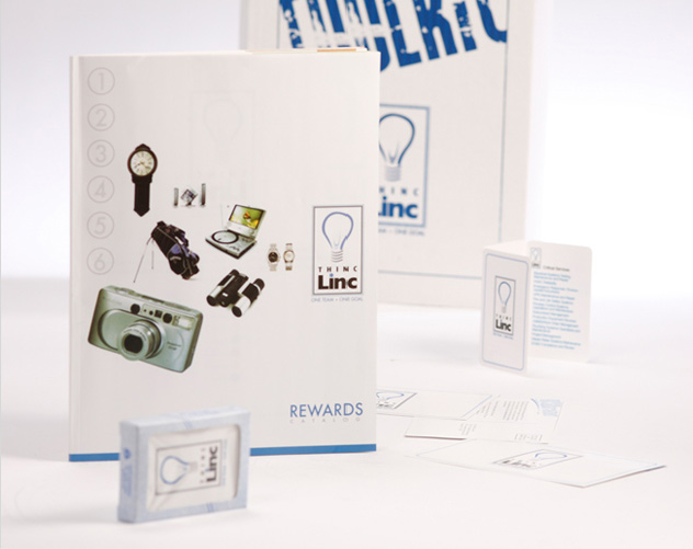 i am linc thinc linc promotional print package design by ocreations in pittsburgh