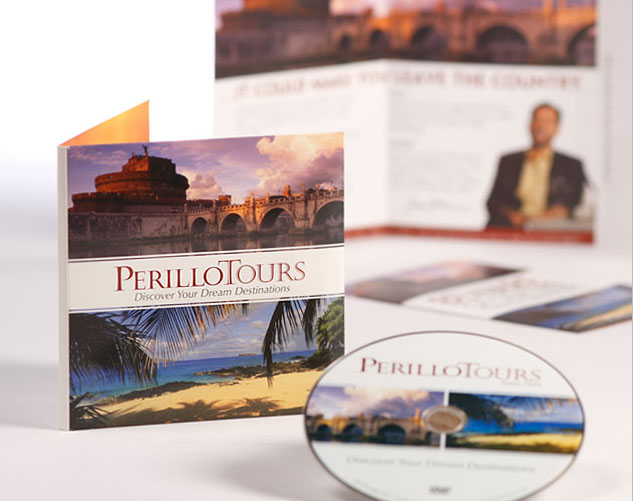 perillo tours direct mail brochure publications and print design by ocreations in pittsburgh