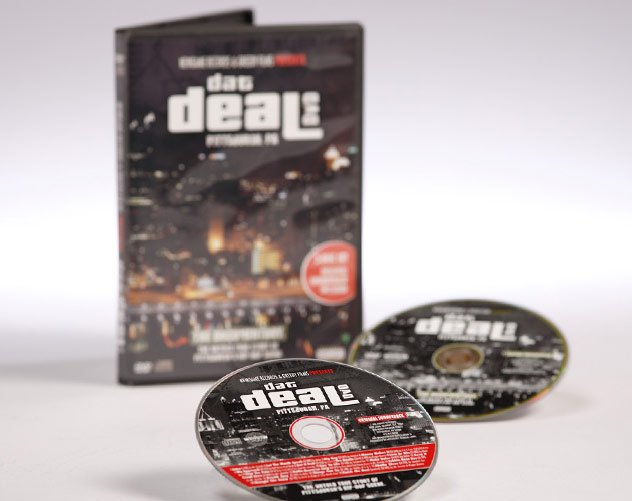 pittsburgh dat deal dvd movie package design by ocreations in pittsburgh