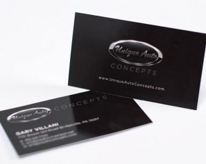 unique auto business card print design by ocreations in pittsburgh