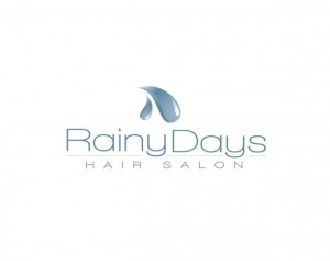 rainy days hair salon branding and logo design by ocreations in pittsburgh