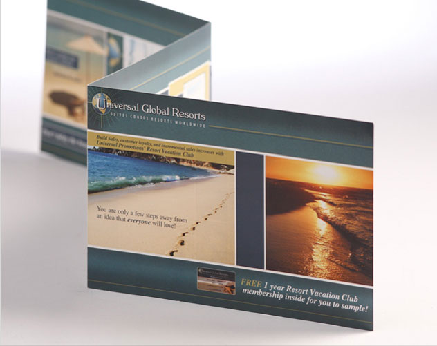 universal global resorts brochure publications and print design by ocreations in pittsburgh