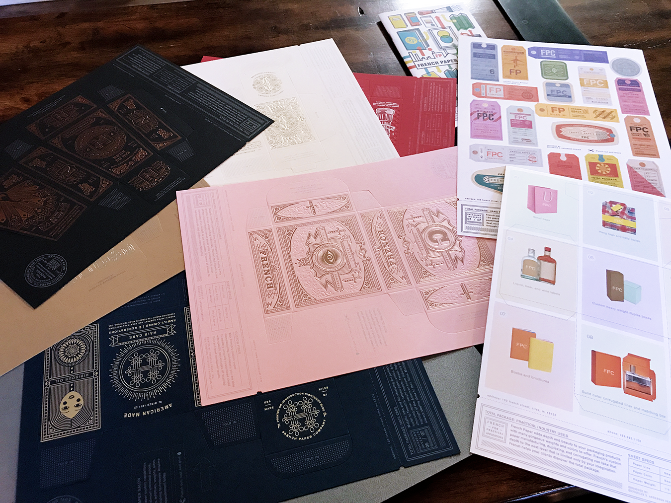 French paper cardstock image