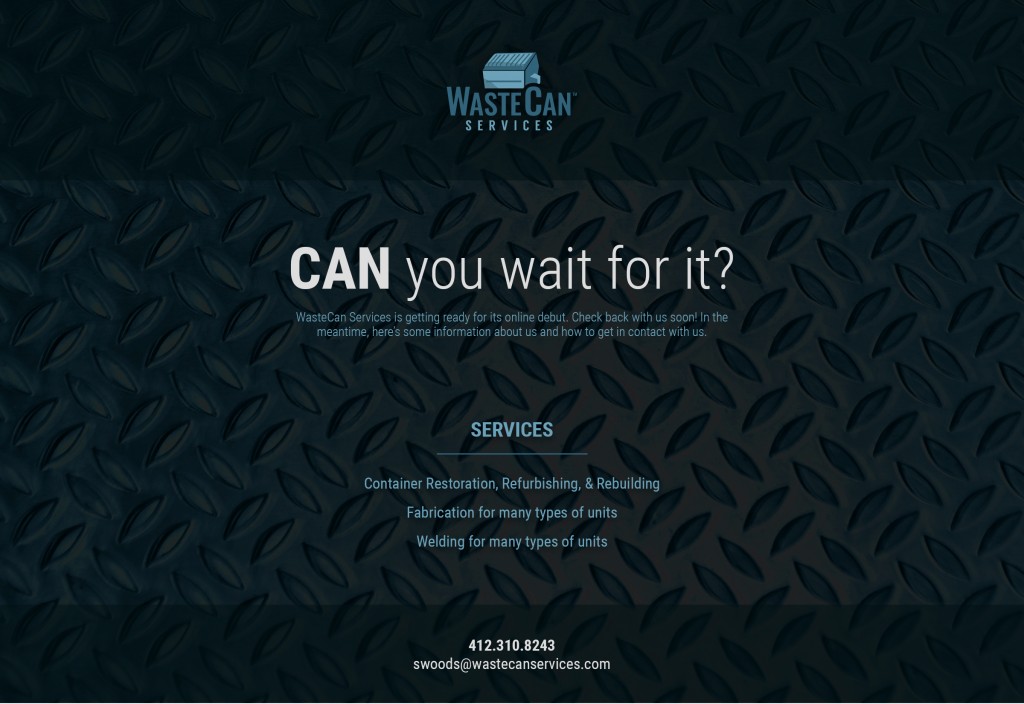 WasteCan Services Landing Page