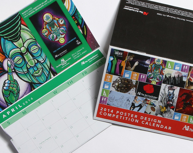 Print Design Art Institute Calendar ocreations A Pittsburgh Design Firm
