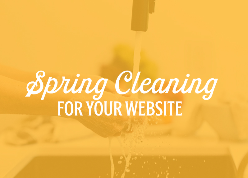spring cleaning for your website
