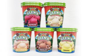 Glen's Custard new pint packaging